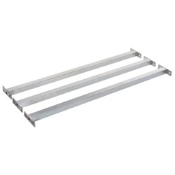 vidaXL Barras de seguridad ajustables para ventanas 3 uds 710-1200 mm