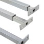 vidaXL Barras de seguridad ajustables para ventanas 3 uds 710-1200 mm vidaXL Barras de seguridad ajustables para ventanas 3 uds 710-1200 mm