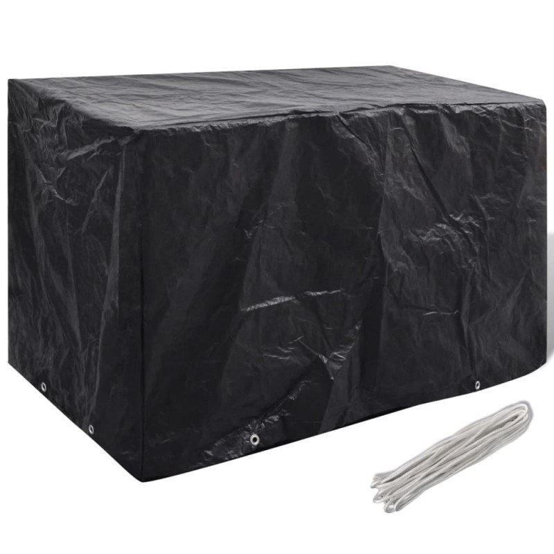 vidaXL Cubierta para muebles de jardín 8 ojales 140x70x90 cm