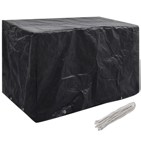 vidaXL Cubierta para muebles de jardín 8 ojales 140x70x90 cm