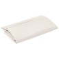 vidaXL Tela de repuesto para sombrilla voladiza blanca 300 cm vidaXL Tela de repuesto para sombrilla voladiza blanca 300 cm