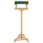 vidaXL Comedero para pájaros con soporte madera de abeto 37x28x100 cm