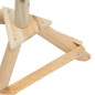 vidaXL Comedero para pájaros con soporte madera de abeto 37x28x100 cm
