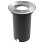 vidaXL Luces de suelo de exterior redondas 3 unidades
