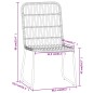 vidaXL Juego de comedor para jardín 3 piezas color roble vidaXL Juego de comedor para jardín 3 piezas color roble