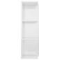 vidaXL Armario espejo baño contrachapada blanco brillo 80x20,5x64 cm vidaXL Armario espejo baño contrachapada blanco brillo 80x20,5x64 cm