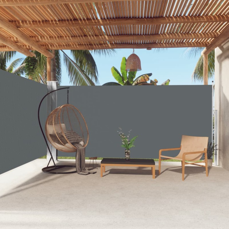 vidaXL Toldo lateral retráctil antracita 180x600 cm vidaXL Toldo lateral retráctil antracita 180x600 cm