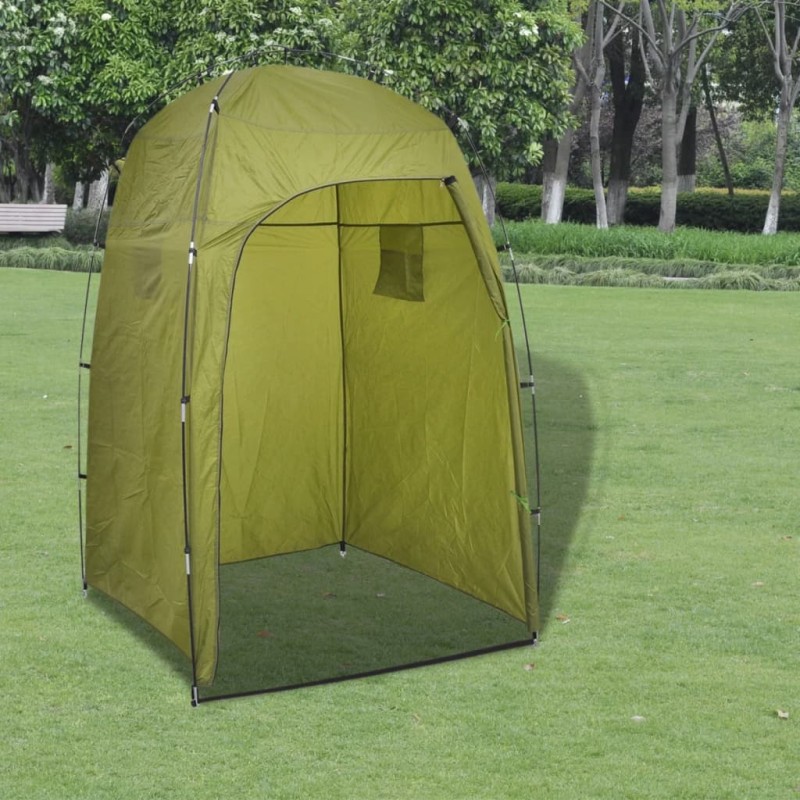 vidaXL Carpa para ducha/WC/vestidor verde vidaXL Carpa para ducha/WC/vestidor verde