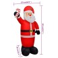 vidaXL Papá Noel inflable conluces LED 240 cm vidaXL Papá Noel inflable conluces LED 240 cm