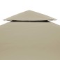vidaXL Cubierta de repuesto de cenador 310 g/m² beige 3x4 m vidaXL Cubierta de repuesto de cenador 310 g/m² beige 3x4 m