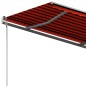vidaXL Toldo de pie retráctil manual naranja y marrón 300x250 cm vidaXL Toldo de pie retráctil manual naranja y marrón 300x250 cm
