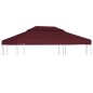 vidaXL Toldo de cenador 2 niveles 310 g/m² 4x3 m burdeos vidaXL Toldo de cenador 2 niveles 310 g/m² 4x3 m burdeos