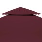 vidaXL Toldo de cenador 2 niveles 310 g/m² 4x3 m burdeos vidaXL Toldo de cenador 2 niveles 310 g/m² 4x3 m burdeos