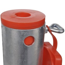 vidaXL Soporte para sombrilla de acero galvanizado 55 cm