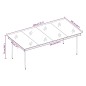 vidaXL Juego de comedor de jardín 9 piezas ratán sintético gris vidaXL Juego de comedor de jardín 9 piezas ratán sintético gris