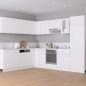 vidaXL Armario colgante vidrio y madera ingeniería blanco 60x31x60 cm vidaXL Armario colgante vidrio y madera ingeniería blanco 60x31x60 cm