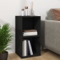 vidaXL Caja para discos de vinilo madera contrachapada negro71x34x36cm vidaXL Caja para discos de vinilo madera contrachapada negro71x34x36cm