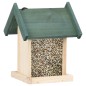 vidaXL Comederos para pájaros 4 unidades madera de abeto vidaXL Comederos para pájaros 4 unidades madera de abeto