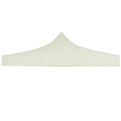 vidaXL Techo de carpa para celebraciones 3x3 m crema