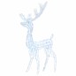vidaXL Adorno reno de Navidad acrílico blanco frío 140 LEDs 120 cm vidaXL Adorno reno de Navidad acrílico blanco frío 140 LEDs 120 cm