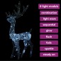 vidaXL Adorno reno de Navidad acrílico blanco frío 140 LEDs 120 cm vidaXL Adorno reno de Navidad acrílico blanco frío 140 LEDs 120 cm