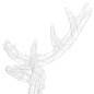 vidaXL Adorno reno de Navidad acrílico blanco frío 140 LEDs 120 cm vidaXL Adorno reno de Navidad acrílico blanco frío 140 LEDs 120 cm