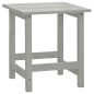 vidaXL Silla con otomana y mesa jardín Adirondack abeto macizo gris vidaXL Silla con otomana y mesa jardín Adirondack abeto macizo gris