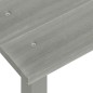 vidaXL Silla con otomana y mesa jardín Adirondack abeto macizo gris vidaXL Silla con otomana y mesa jardín Adirondack abeto macizo gris