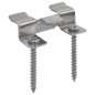vidaXL Clips de plataforma 100 uds y 200 tornillos de acero Inoxidable vidaXL Clips de plataforma 100 uds y 200 tornillos de acero Inoxidable