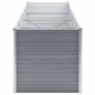 vidaXL Arriate de jardín de acero galvanizado gris 320x80x77 cm vidaXL Arriate de jardín de acero galvanizado gris 320x80x77 cm