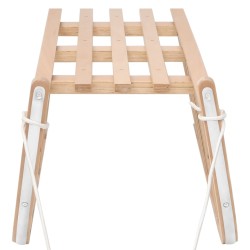 vidaXL Trineo de nieve madera contrachapada 110x40x34 cm