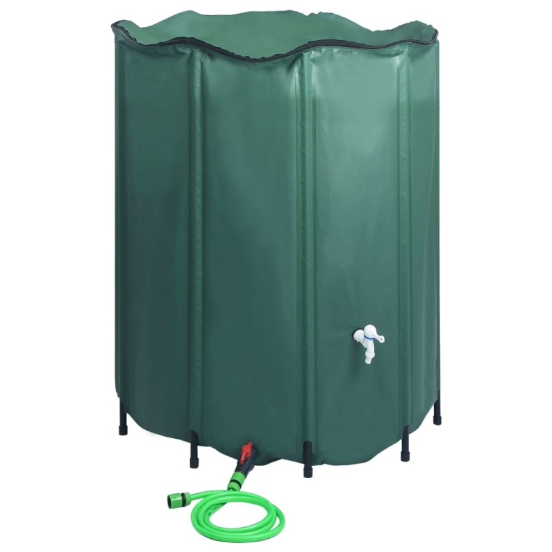 vidaXL Depósito de agua de lluvia plegable con espita 1000 L vidaXL Depósito de agua de lluvia plegable con espita 1000 L