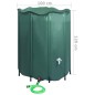 vidaXL Depósito de agua de lluvia plegable con espita 1000 L vidaXL Depósito de agua de lluvia plegable con espita 1000 L