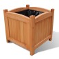 vidaXL Juego de arriates de madera 2 unidades 30x30x30 cm vidaXL Juego de arriates de madera 2 unidades 30x30x30 cm