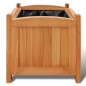 vidaXL Juego de arriates de madera 2 unidades 30x30x30 cm vidaXL Juego de arriates de madera 2 unidades 30x30x30 cm