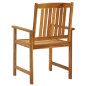 vidaXL Sillas de jardín 4 unidades madera maciza de acacia vidaXL Sillas de jardín 4 unidades madera maciza de acacia