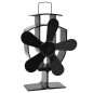 vidaXL Ventilador de estufa accionado por calor 5 aspas negro vidaXL Ventilador de estufa accionado por calor 5 aspas negro