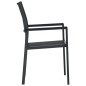 vidaXL Juego de comedor para jardín 3 piezas negro vidaXL Juego de comedor para jardín 3 piezas negro