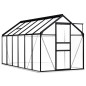vidaXL Invernadero con estructura de aluminio gris antracita 7,03 m² vidaXL Invernadero con estructura de aluminio gris antracita 7,03 m²