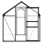 vidaXL Invernadero con estructura de aluminio gris antracita 7,03 m² vidaXL Invernadero con estructura de aluminio gris antracita 7,03 m²