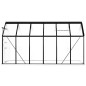 vidaXL Invernadero con estructura de aluminio gris antracita 7,03 m² vidaXL Invernadero con estructura de aluminio gris antracita 7,03 m²
