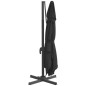 vidaXL Sombrilla colgante con poste de aluminio negro 400x300 cm vidaXL Sombrilla colgante con poste de aluminio negro 400x300 cm