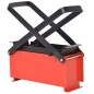 vidaXL Briquetadora de papel acero negro y rojo 34x14x14 cm vidaXL Briquetadora de papel acero negro y rojo 34x14x14 cm