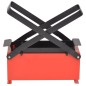 vidaXL Briquetadora de papel acero negro y rojo 34x14x14 cm vidaXL Briquetadora de papel acero negro y rojo 34x14x14 cm