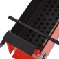 vidaXL Briquetadora de papel acero negro y rojo 34x14x14 cm vidaXL Briquetadora de papel acero negro y rojo 34x14x14 cm