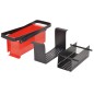 vidaXL Briquetadora de papel acero negro y rojo 34x14x14 cm vidaXL Briquetadora de papel acero negro y rojo 34x14x14 cm