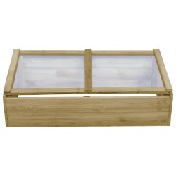 vidaXL Invernadero de madera de pino impregnada 100x50x35 cm