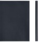 vidaXL Panel de valla de PVC gris oscuro mate 35x0,19 m vidaXL Panel de valla de PVC gris oscuro mate 35x0,19 m