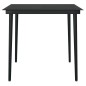 vidaXL Juego de comedor para jardín 3 piezas negro vidaXL Juego de comedor para jardín 3 piezas negro