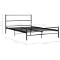 vidaXL Estructura de cama de metal negro 160x200 cm vidaXL Estructura de cama de metal negro 160x200 cm
